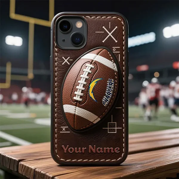 Los Angeles Chargers Football US Team Brown Special Phone Case Personalized Gift For Fans BGPC971 - Image 3