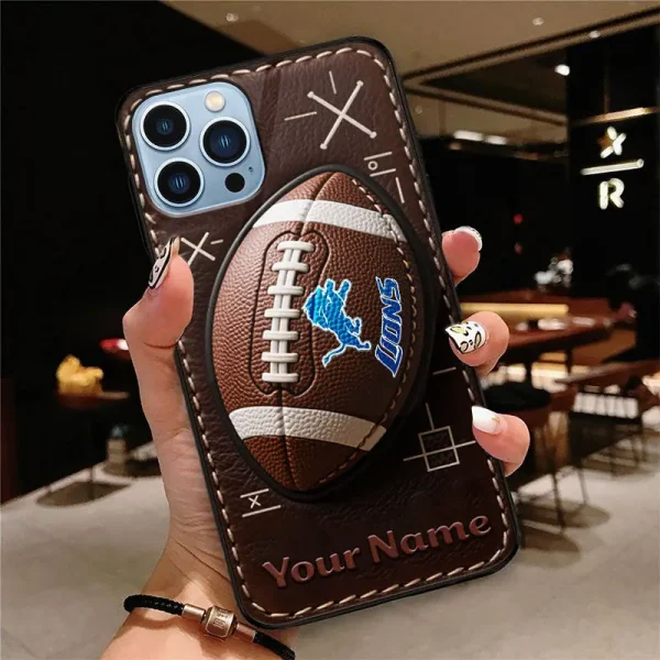 Detroit Lions Football US Team Brown Special Phone Case Personalized Gift For Fans BGPC972