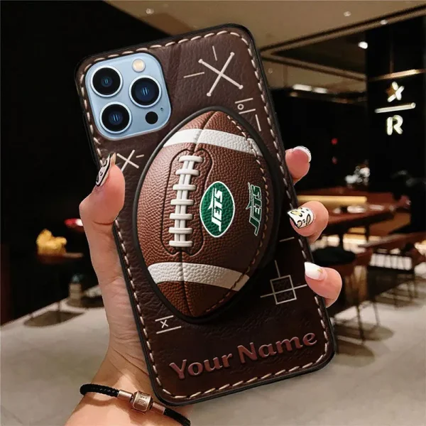 New York Jets Football US Team Brown Special Phone Case Personalized Gift For Fans BGPC977