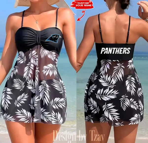 Carolina Panthers Summer Women's Short Dress With Shorts Trending 2025 SPTSWSDT005 - Image 3