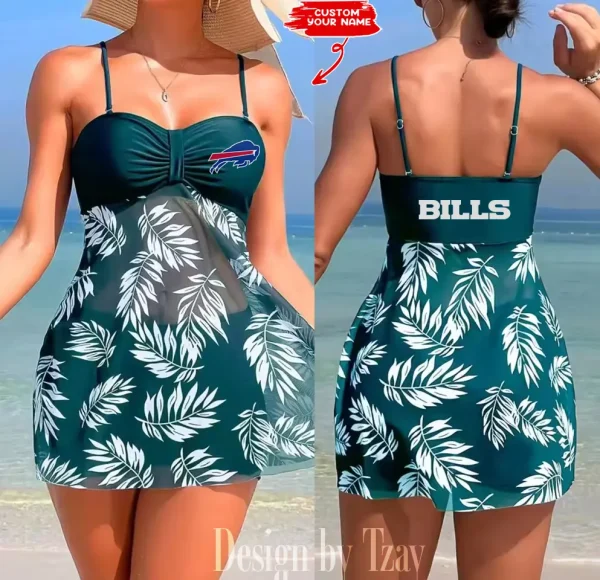 Buffalo Bills Summer Women's Short Dress With Shorts Trending 2025 SPTSWSDT004 - Image 3