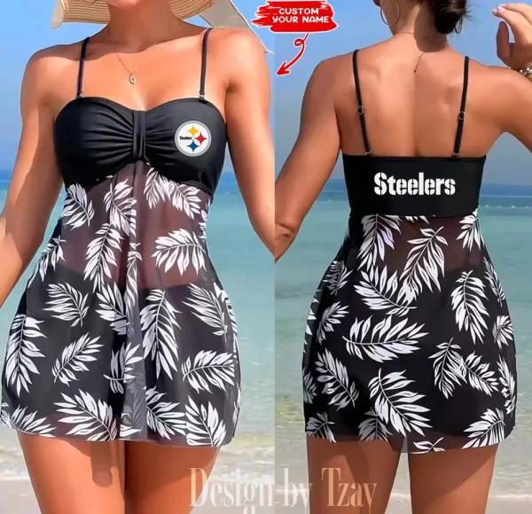 Pittsburgh Steelers Summer Women's Short Dress With Shorts Trending 2025 SPTSWSDT027