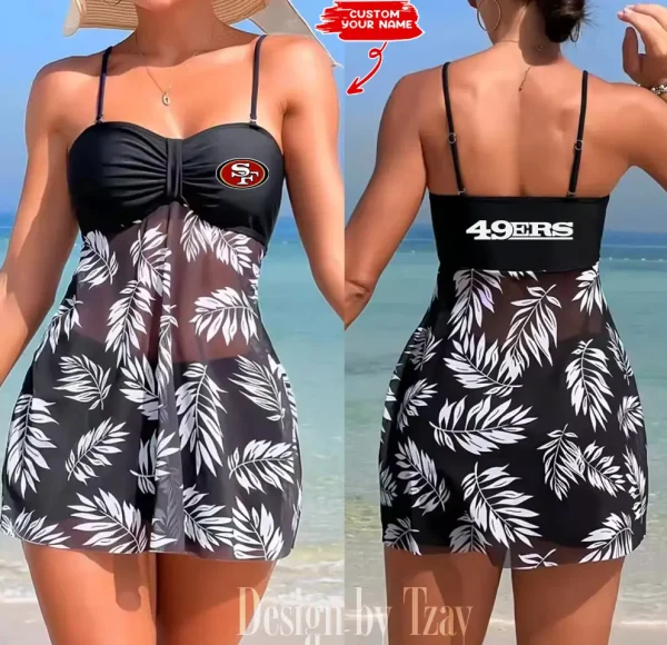 San Francisco 49ers Summer Women's Short Dress With Shorts Trending 2025 SPTSWSDT028