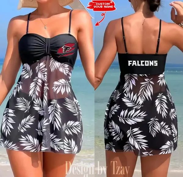Atlanta Falcons Summer Women's Short Dress With Shorts Trending 2025 SPTSWSDT034
