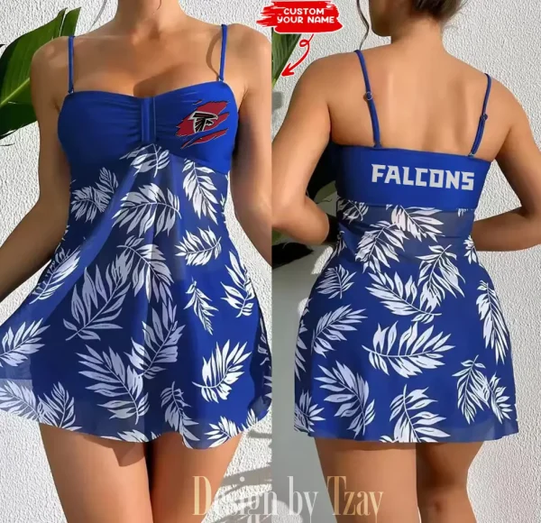 Atlanta Falcons Summer Women's Short Dress With Shorts Trending 2025 SPTSWSDT034 - Image 3