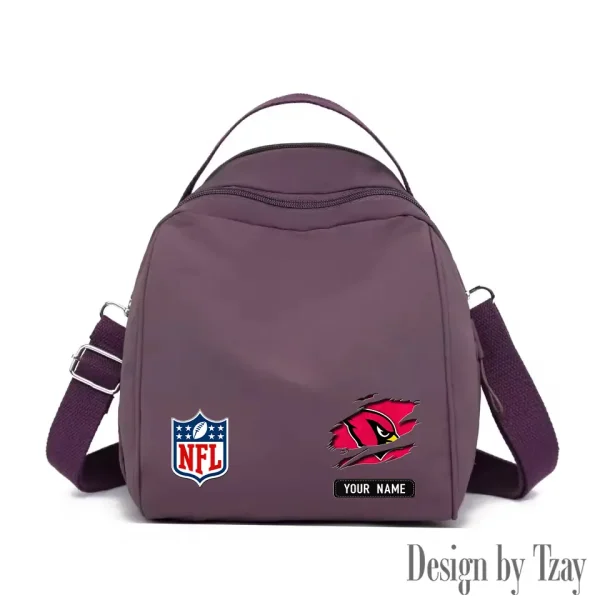 Arizona Cardinals Women's Nylon Backpack Lightweight Travel Bag SPTWNBLTB001