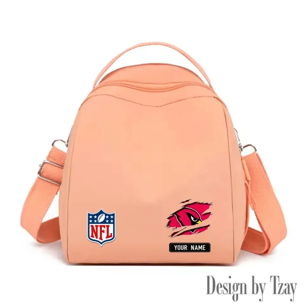 Arizona Cardinals Women's Nylon Backpack Lightweight Travel Bag SPTWNBLTB001 - Image 3