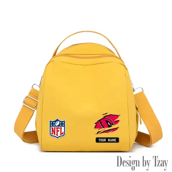 Arizona Cardinals Women's Nylon Backpack Lightweight Travel Bag SPTWNBLTB001 - Image 4