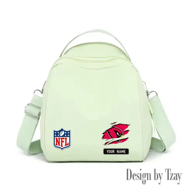 Arizona Cardinals Women's Nylon Backpack Lightweight Travel Bag SPTWNBLTB001 - Image 5