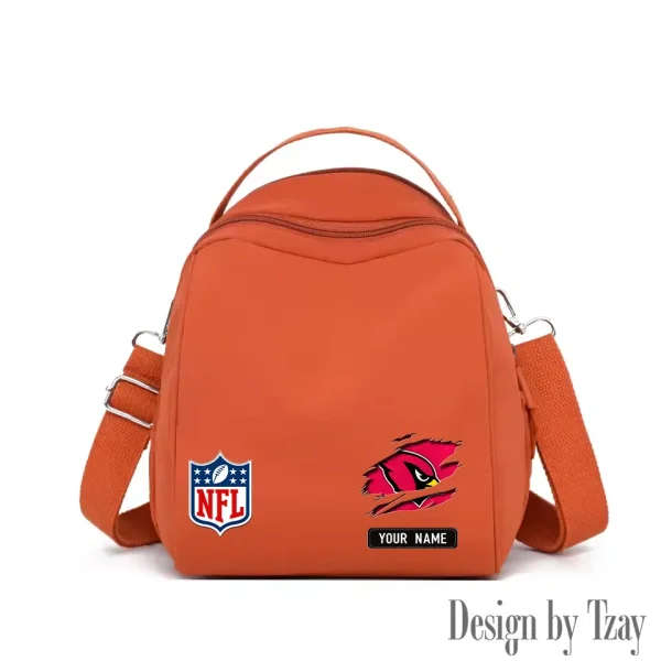 Arizona Cardinals Women's Nylon Backpack Lightweight Travel Bag SPTWNBLTB001 - Image 6