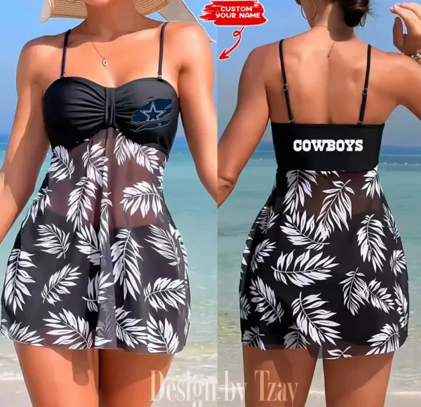 Dallas Cowboys Summer Women's Short Dress With Shorts Trending 2025 SPTSWSDT041 - Image 3