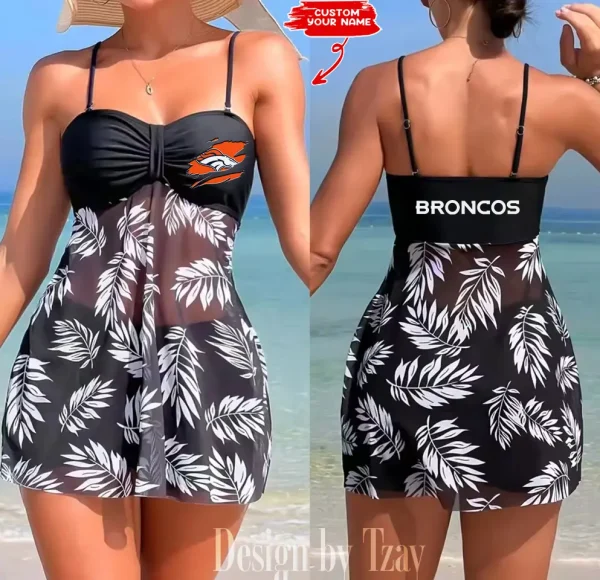 Denver Broncos Summer Women's Short Dress With Shorts Trending 2025 SPTSWSDT042