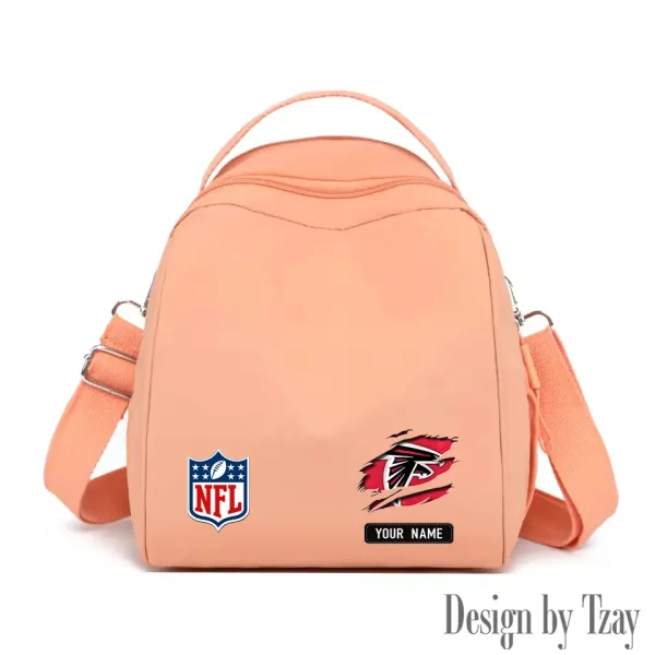 Atlanta Falcons Women's Nylon Backpack Lightweight Travel Bag SPTWNBLTB002