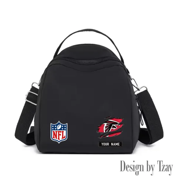 Atlanta Falcons Women's Nylon Backpack Lightweight Travel Bag SPTWNBLTB002 - Image 2