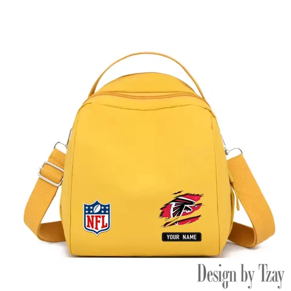 Atlanta Falcons Women's Nylon Backpack Lightweight Travel Bag SPTWNBLTB002 - Image 7