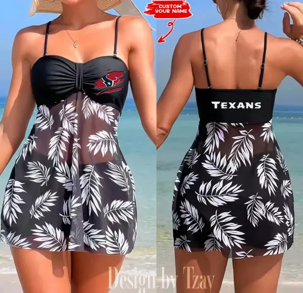 Houston Texans Summer Women's Short Dress With Shorts Trending 2025 SPTSWSDT045 - Image 3