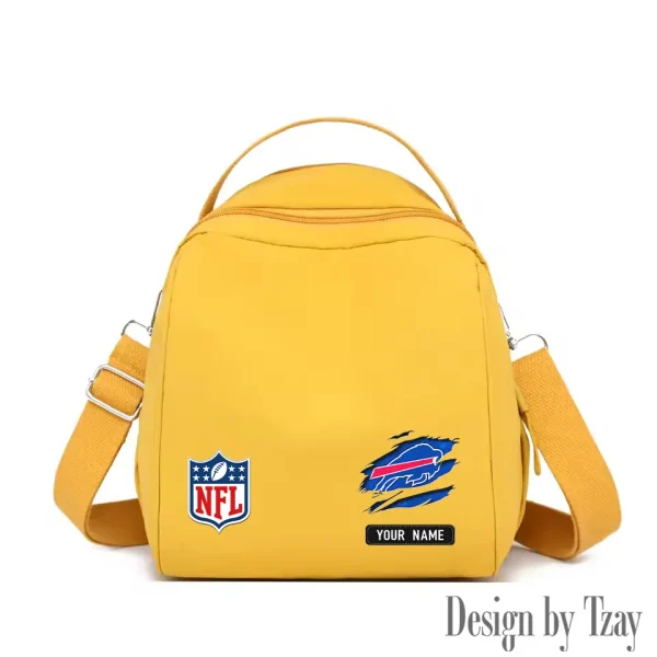 Buffalo Bills Women's Nylon Backpack Lightweight Travel Bag SPTWNBLTB004