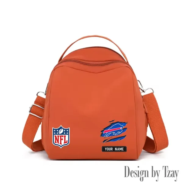 Buffalo Bills Women's Nylon Backpack Lightweight Travel Bag SPTWNBLTB004 - Image 2