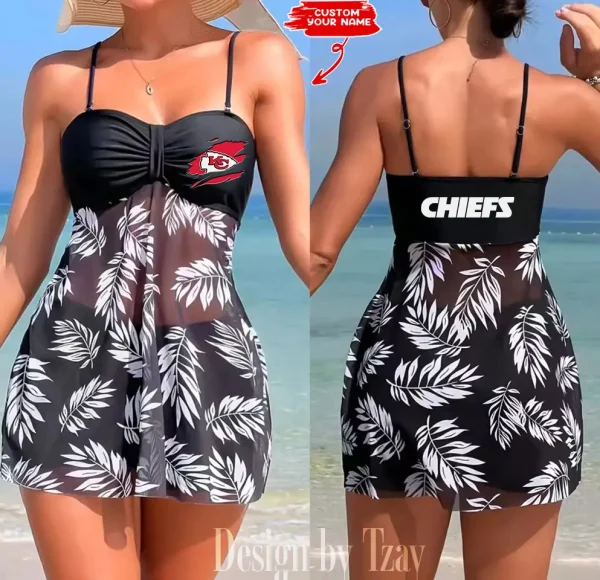 Kansas City Chiefs Summer Women's Short Dress With Shorts Trending 2025 SPTSWSDT048