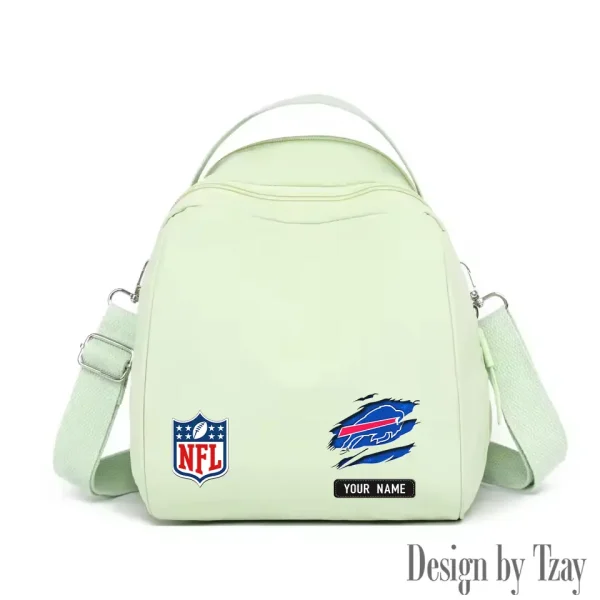 Buffalo Bills Women's Nylon Backpack Lightweight Travel Bag SPTWNBLTB004 - Image 7