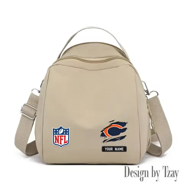 Chicago Bears Women's Nylon Backpack Lightweight Travel Bag SPTWNBLTB006 - Image 4