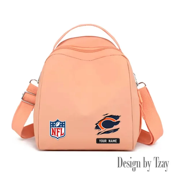 Chicago Bears Women's Nylon Backpack Lightweight Travel Bag SPTWNBLTB006 - Image 5