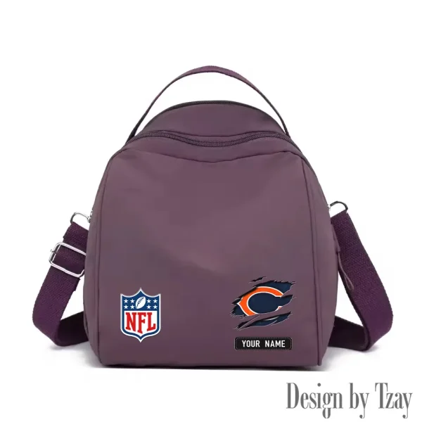 Chicago Bears Women's Nylon Backpack Lightweight Travel Bag SPTWNBLTB006 - Image 6