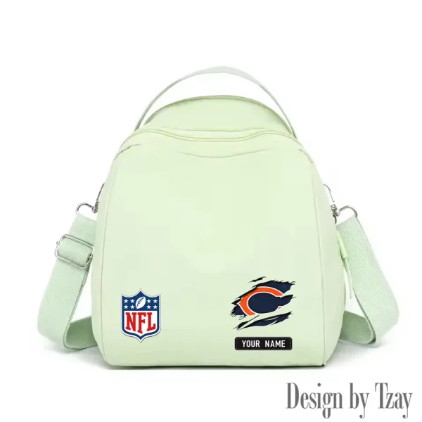 Chicago Bears Women's Nylon Backpack Lightweight Travel Bag SPTWNBLTB006 - Image 8