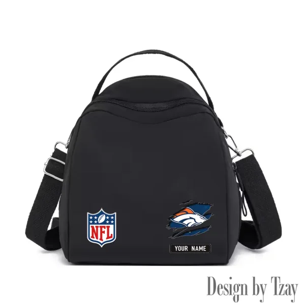 Denver Broncos Women's Nylon Backpack Lightweight Travel Bag SPTWNBLTB010