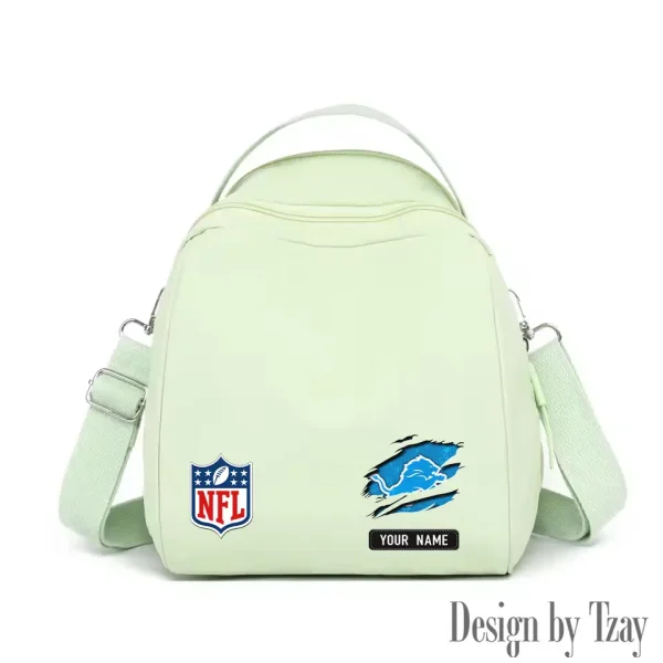 Detroit Lions Women's Nylon Backpack Lightweight Travel Bag SPTWNBLTB011