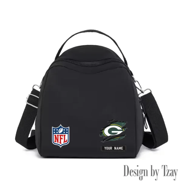 Green Bay Packers Women's Nylon Backpack Lightweight Travel Bag SPTWNBLTB012 - Image 7
