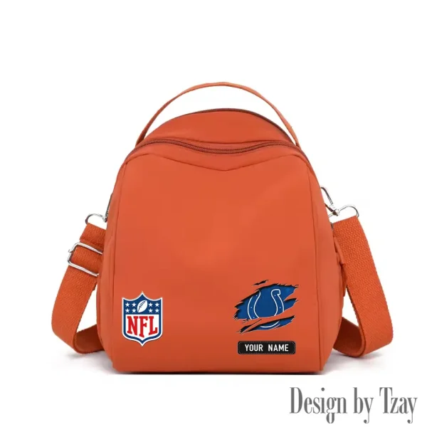 Indianapolis Colts Women's Nylon Backpack Lightweight Travel Bag SPTWNBLTB014 - Image 2