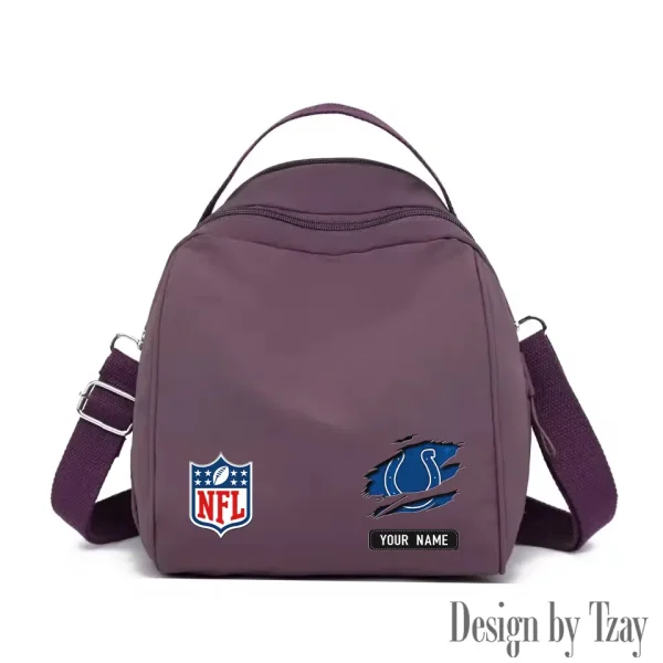 Indianapolis Colts Women's Nylon Backpack Lightweight Travel Bag SPTWNBLTB014 - Image 4