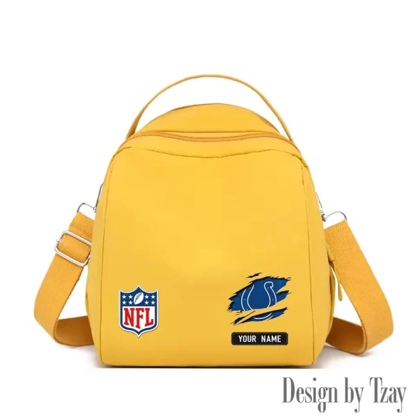 Indianapolis Colts Women's Nylon Backpack Lightweight Travel Bag SPTWNBLTB014 - Image 8