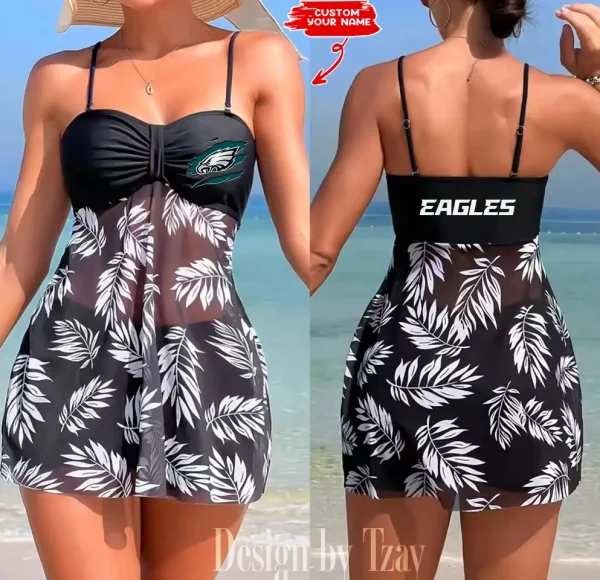Philadelphia Eagles Summer Women's Short Dress With Shorts Trending 2025 SPTSWSDT058