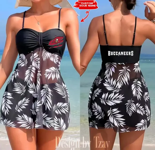 Tampa Bay Buccaneers Summer Women's Short Dress With Shorts Trending 2025 SPTSWSDT062