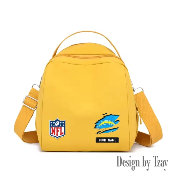 Los Angeles Chargers Women's Nylon Backpack Lightweight Travel Bag SPTWNBLTB018