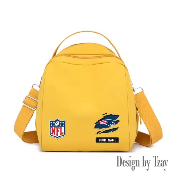 New England Patriots Women's Nylon Backpack Lightweight Travel Bag SPTWNBLTB022 - Image 2