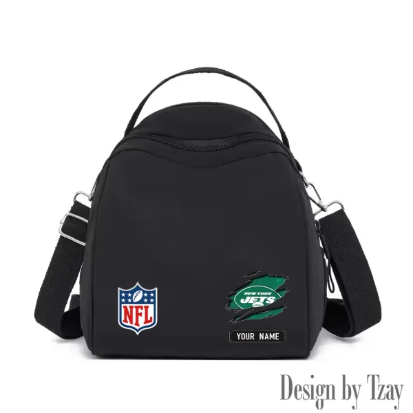 New York Jets Women's Nylon Backpack Lightweight Travel Bag SPTWNBLTB025 - Image 3