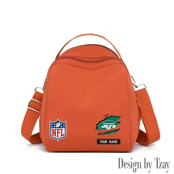 New York Jets Women's Nylon Backpack Lightweight Travel Bag SPTWNBLTB025 - Image 4
