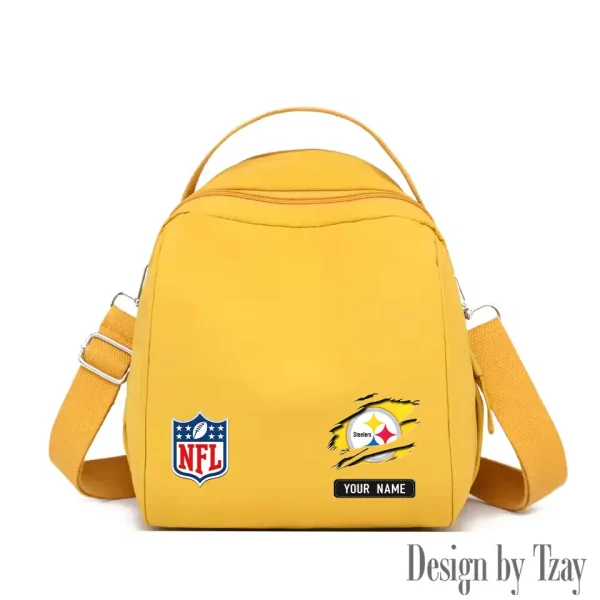 Pittsburgh Steelers Women's Nylon Backpack Lightweight Travel Bag SPTWNBLTB027