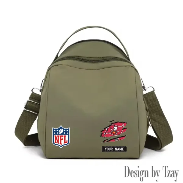Tampa Bay Buccaneers Women's Nylon Backpack Lightweight Travel Bag SPTWNBLTB030 - Image 2