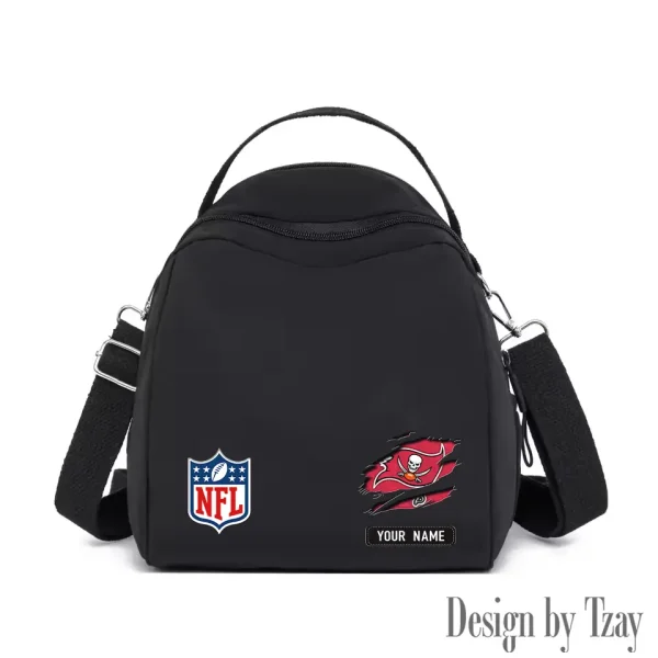 Tampa Bay Buccaneers Women's Nylon Backpack Lightweight Travel Bag SPTWNBLTB030 - Image 8