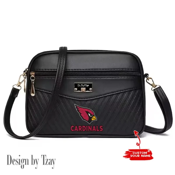 Arizona Cardinals Summer Women's Handbag Skew Cross Underarm Bag SPTWGUB001