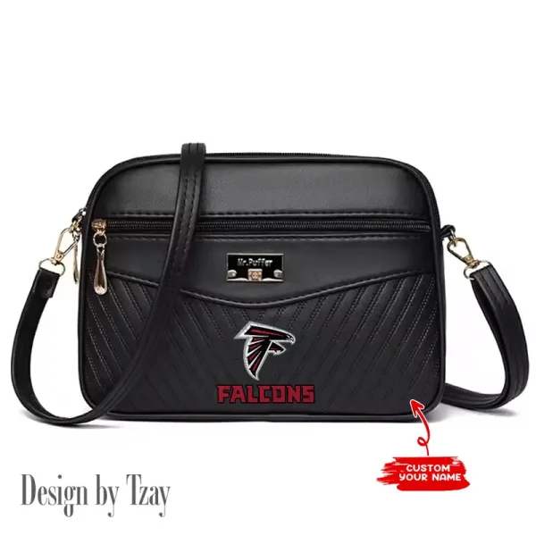 Atlanta Falcons Summer Women's Handbag Skew Cross Underarm Bag SPTWGUB002 - Image 2