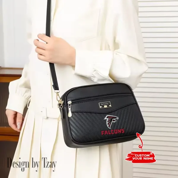 Atlanta Falcons Summer Women's Handbag Skew Cross Underarm Bag SPTWGUB002 - Image 4