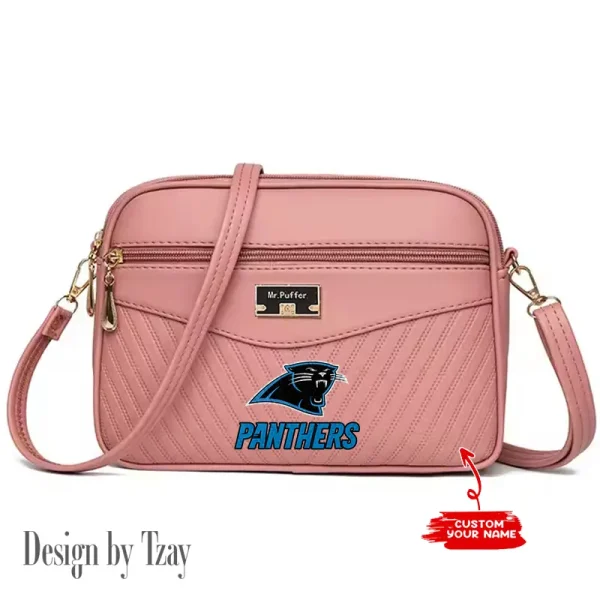 Carolina Panthers Summer Women's Handbag Skew Cross Underarm Bag SPTWGUB005 - Image 3