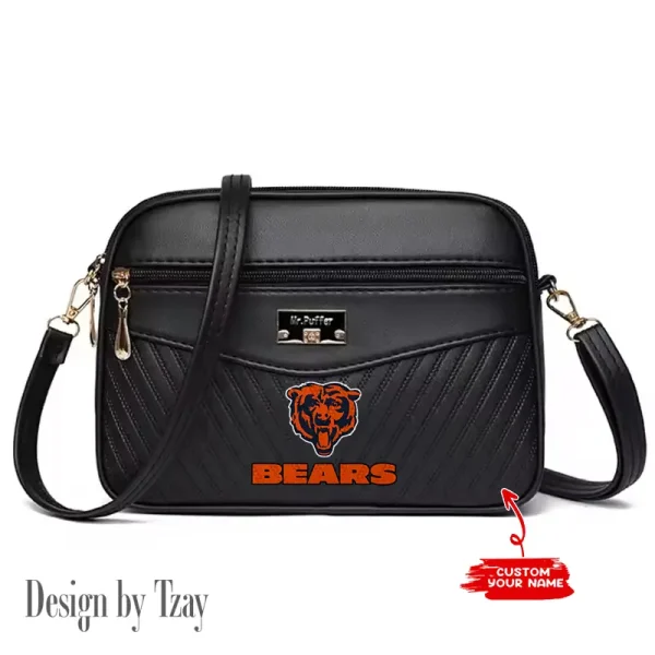 Chicago Bears Summer Women's Handbag Skew Cross Underarm Bag SPTWGUB006 - Image 3