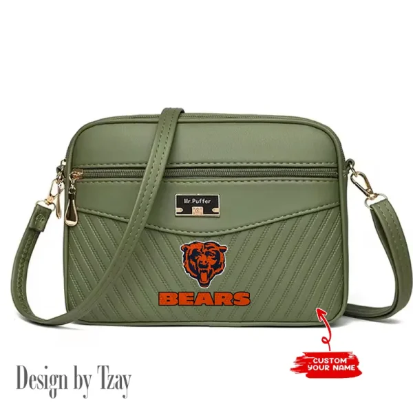 Chicago Bears Summer Women's Handbag Skew Cross Underarm Bag SPTWGUB006 - Image 4