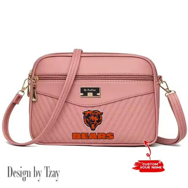 Chicago Bears Summer Women's Handbag Skew Cross Underarm Bag SPTWGUB006